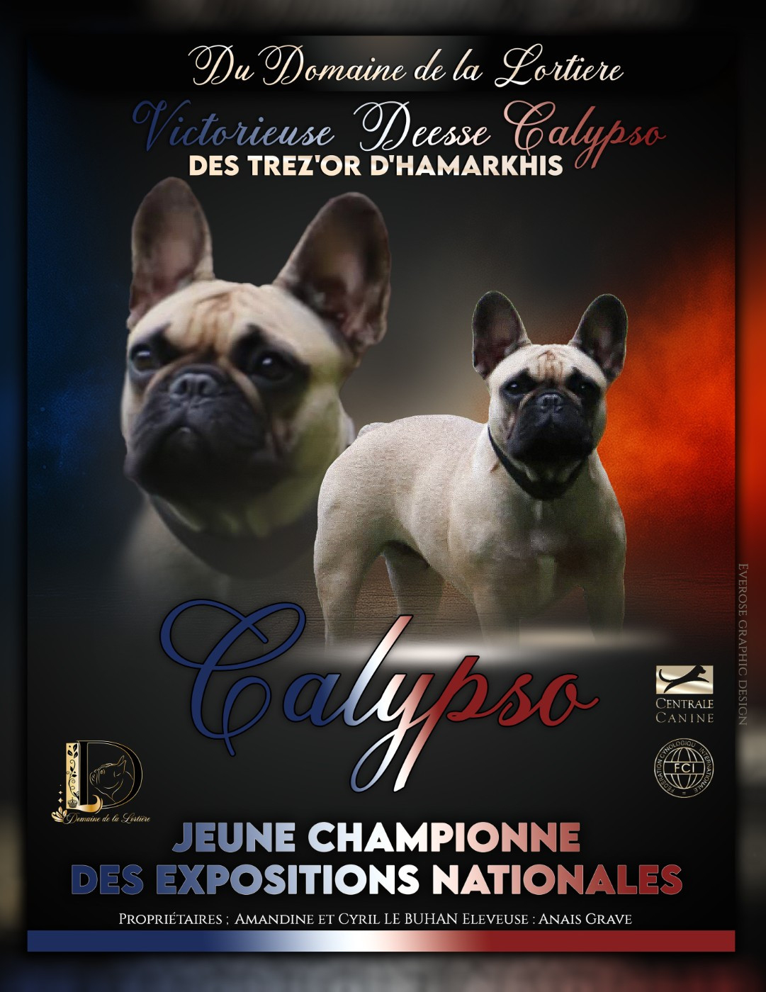 Victorieuse déesse calypso Des Trez'or D'hamarkhis